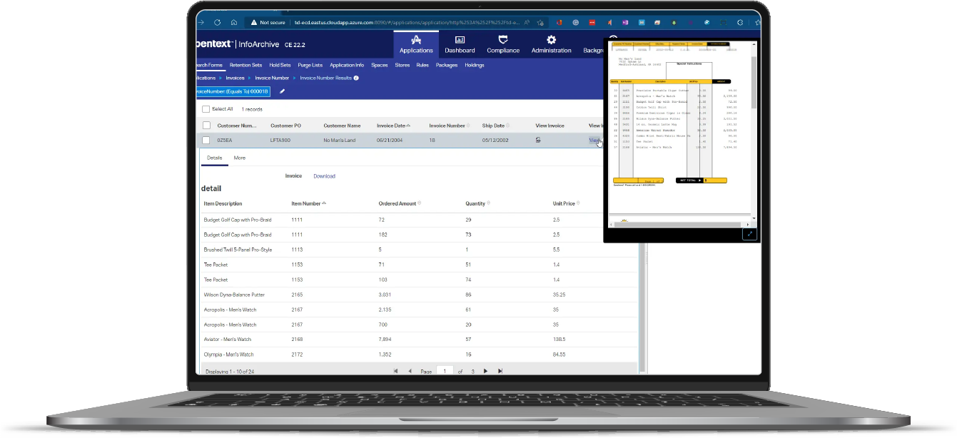 Facilitate combined access to structured and unstructured business information
