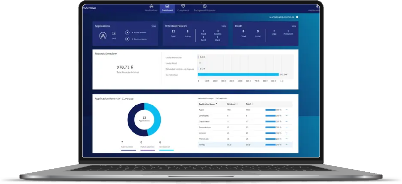 Manage long-term retention, legal holds, and collections