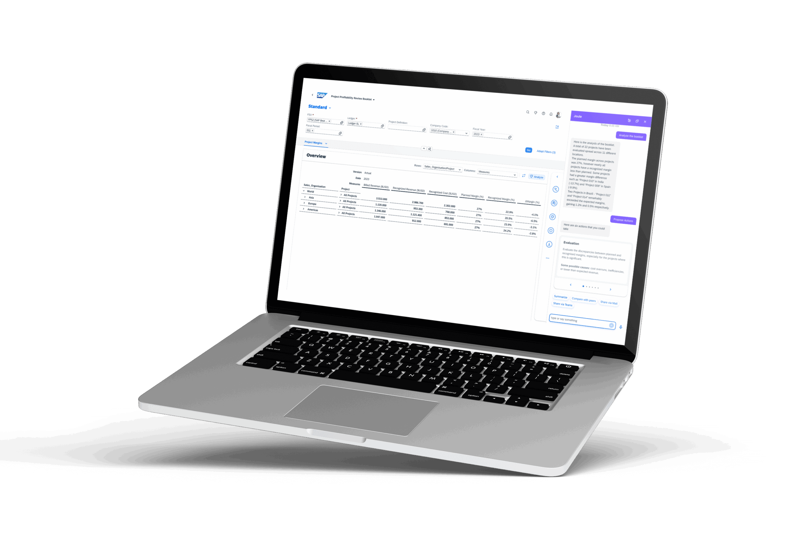 SAP Business AI for finance